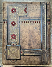 Fotoalbum Antik mit 71 Fotographien Karbinetfotos  um 1880-1900