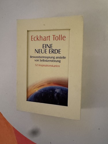 Eine neue erde - neue, eckhart