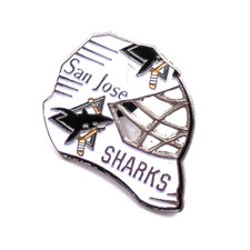 San Jose Sharks Pin Eishockey Anstecker NHL Hockey Goalie Maske #573