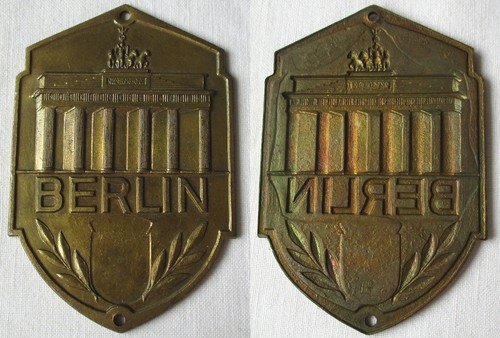 Einseitige medaille plakette - einseitige,