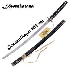 NEU Samurai Katana Schwert 103cm groß für Cosplay LARP Sammler Japan Fans Otaku