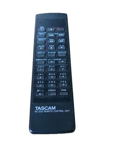 Tascam d20 remote control - remote,