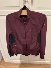 Damen-Fahrradjacke von Vaude, bordeauxrot/schwarz, Gr. XL/44, gebraucht