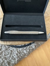Faber Castell Porsche Design Druck-Kugelschreiber TEC flex In OVP Silber/Gold