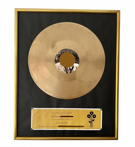 Goldene schallplatte 50 - goldene, schallplatte,