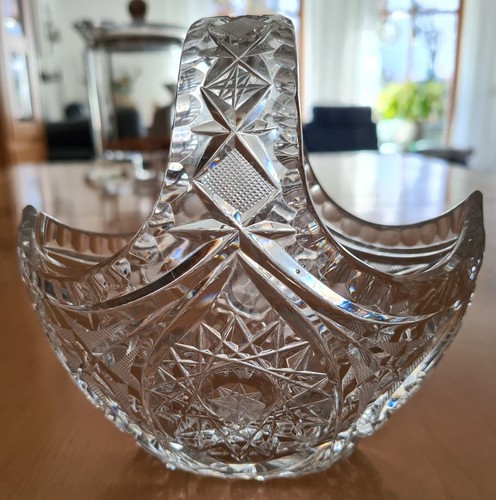 Kristallschale transparent mit