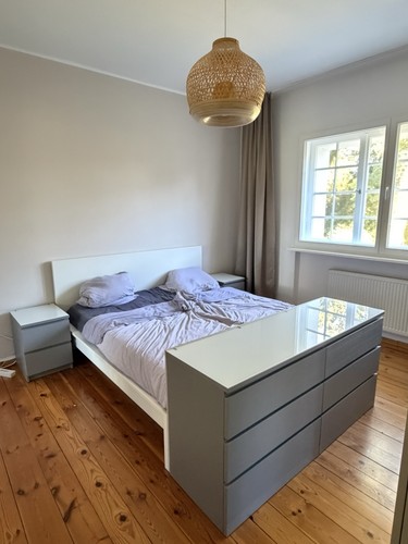Ikea malm bett nachttische - ikea, bett,