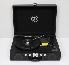 Numark PT01 Touring -mobiler Koffer-Plattenspieler mit Lautsprecher, aufladbarer