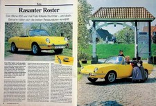 Oldtimer Praxis 1387) Fiat 850 Spider mit 52PS Restaurierung - ein interessanter