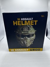 Taktischer Schutzhelm W ASSAULT  mit Headset, Maske, Lüfter  W