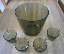 Bowle Set Rauchglas mit