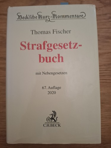 Strafgesetzbuch thomas fischer - strafgesetzbuch,