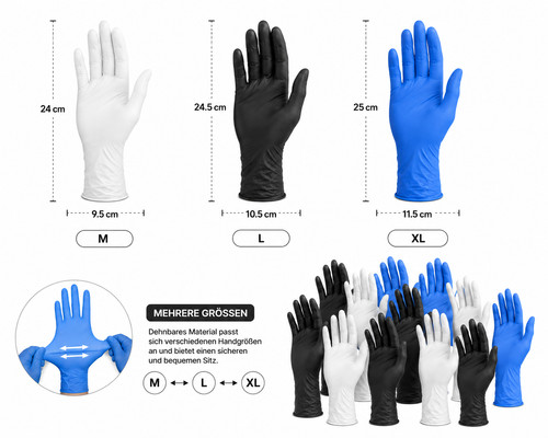 Handschuhe nitril schutz - schutz, grip