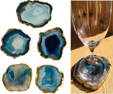 Achat untersetzer blau - untersetzer, •