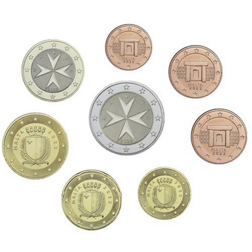Kursmünze malta cent bis 50 - cent,