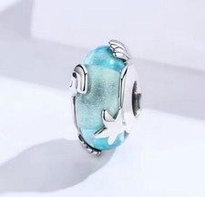 Charm Glasperle Seestern