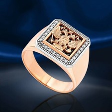 Doppeladler Wappen Rotgold 14