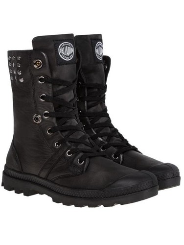 Women palladium boots - palladium, black