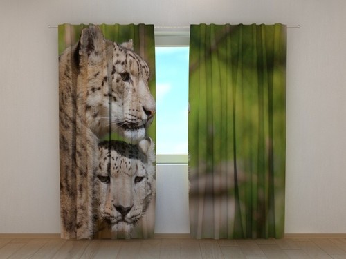 Foto gardine leoparden - gardine,