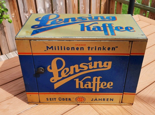 Alte blechdose blechschrank - alte, *