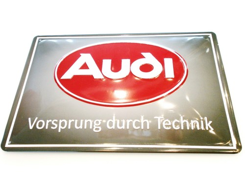 Audi tradition blechschild - tradition,