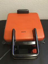 Original Krups 259 Kontaktgrill Orange Schwarz 70er Jahre Grill elektrisch lesen
