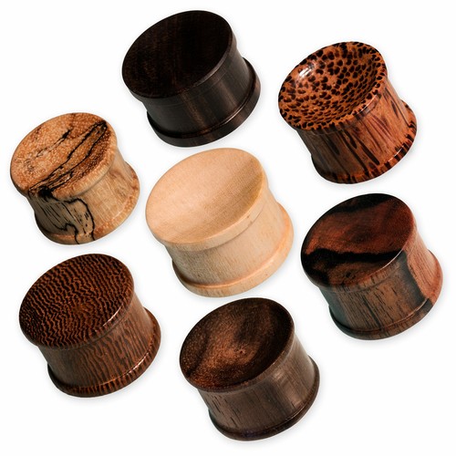 Holz plug ohr flesh - holz,