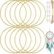 10 Stück 20cm Metallringe Zum