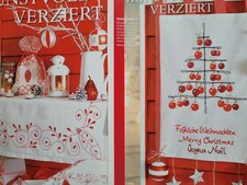 Buntstickerei Vorlagen geschmückter Tannenbaum Multibügelmuster Weihnachten