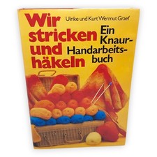 Wir stricken und häkeln Knaur Handarbeitsbuch Graef Ulrike Kurt Wermut Buchbund