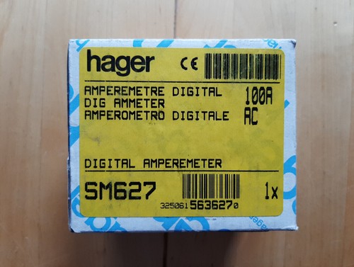 Hager digital amperemeter - digital,