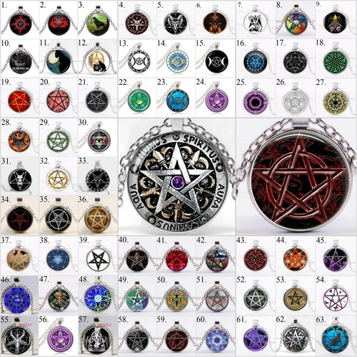 Halskette pentagramm baphomet - pentagramm,