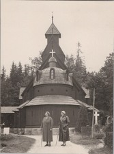 Foto, Blick auf Stabkirche