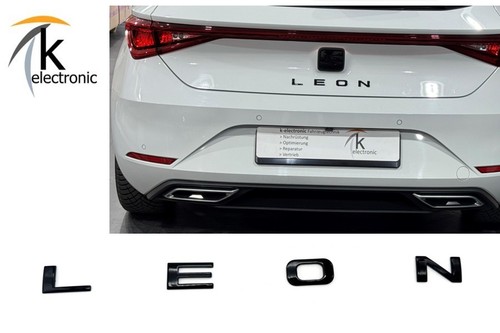 Seat leon emblem schwarz - leon,