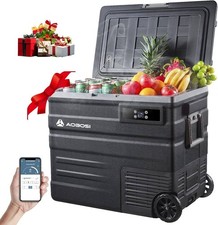 65L Kompressor Kühlbox, Kühlbox Auto mit APP, LED-Beleuchtung, -20°C bis 20°C