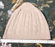 cashmere Mütze beige