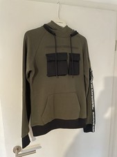 Hoodie Kapuzenpulli Boxeur des Rues Gr. M Olivgrün Neu