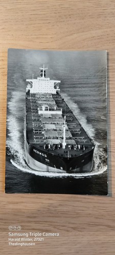 Postkarte frachtschiff hermod - frachtschiff,