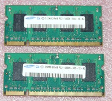 2x 512MB 2Rx16 DDR2 RAM