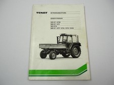 Fendt 345 360 365 380 GT GTM GTF GTA Geräteträger Betriebsanleitung 1989