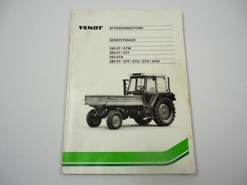 Fendt 345 360 365 380 - , gtm