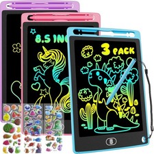 Bunte LCD Schreibtafel 3er Set