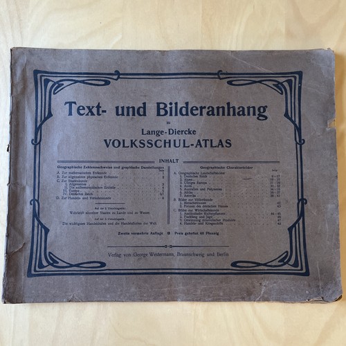 Alter volksschulatlas - alter,
