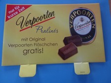 Palettenständer / WERBUNG / Verpoorten 2018  - Pralines seit 1876 - 55 x 35 cm