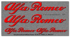 Alfa Romeo 4 Aufkleber Tuning