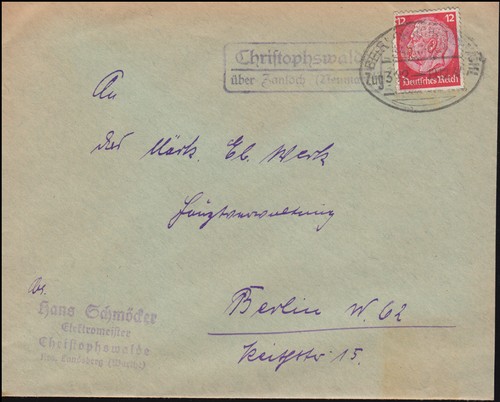 Landpost christophswalde über - christophswalde,
