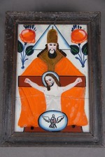 Hinterglasbild Religiöse