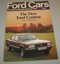 Prospekt / Broschüre Ford Cars - Ausgabe 1976 - Escort Cortina Capri Granada