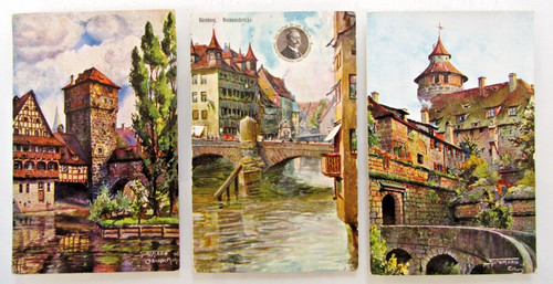Postkarten lot nürnberg - lot, 3