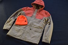 Adidas Neo Ski Jacke Winter Jacket Chaqueta Snowboard Neon Mütze Hat Beanie L